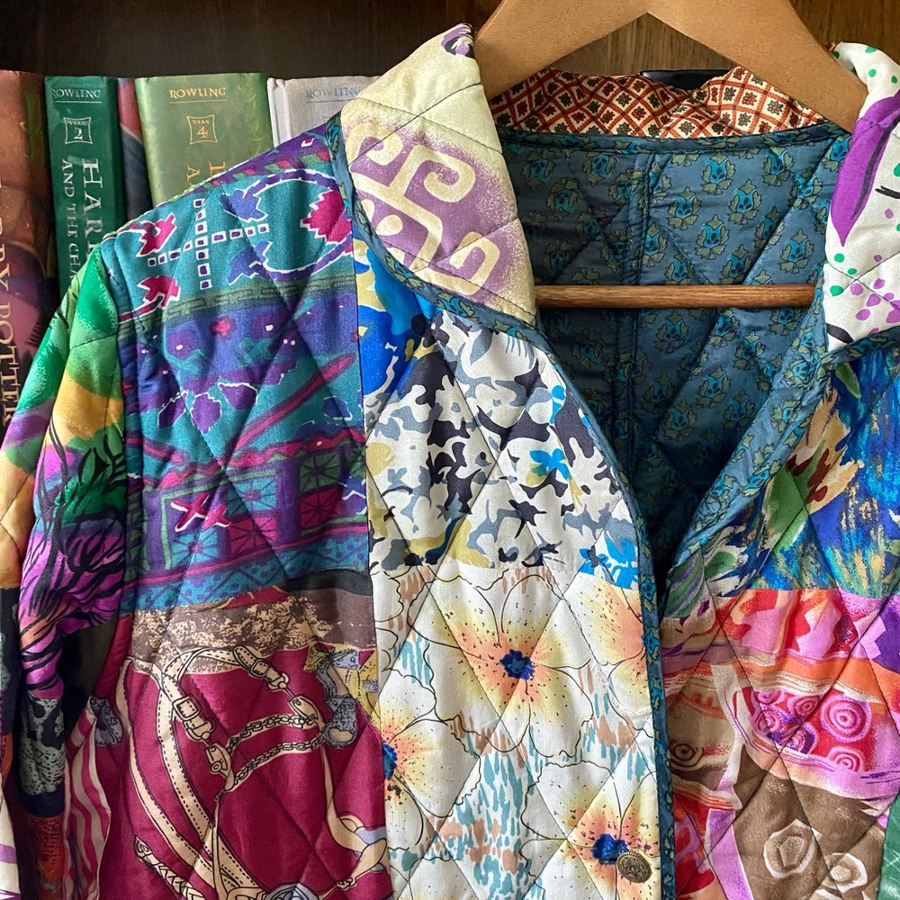 Patchwork Quilted Lightweight Jacket - image 3